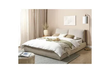 Ramsäng Beige 160x200 - Møbler - Senge - Dobbeltsenge