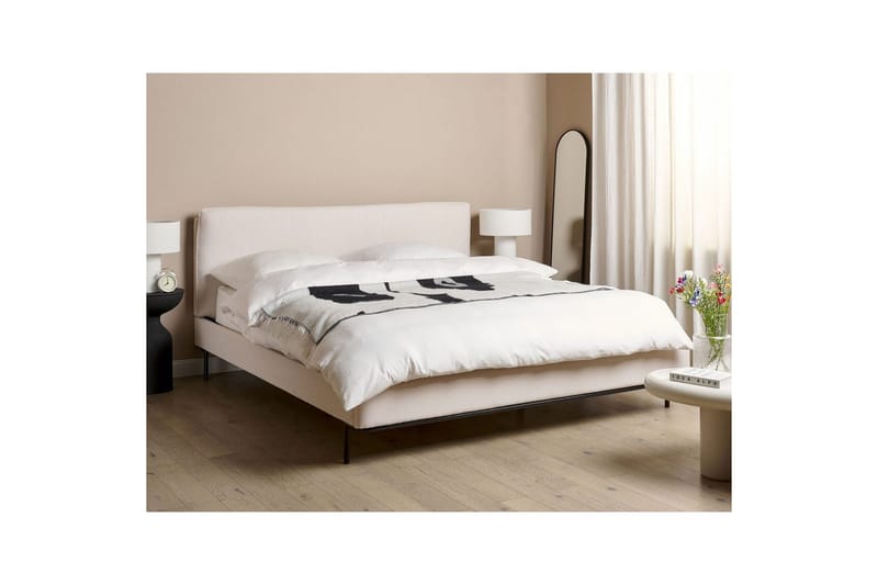 Ramsäng Beige 180x200 - Møbler - Senge - Dobbeltsenge