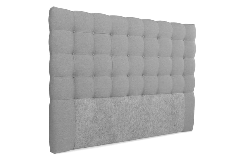 Royal Box Bed Komplet Sengepakke 160x200 - Lysegrå - Møbler - Senge - Kontinentalsenge