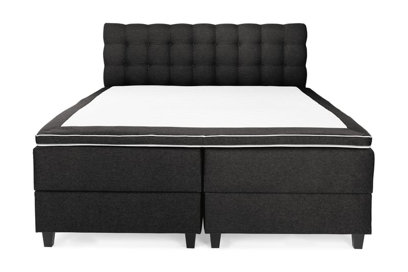 Royal seng 180x200 med opbevaring - mørkegrå - Dobbeltsenge - Seng med opbevaring - Dobbeltseng med opbevaring