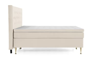 Royal Velvet Komplet Sengepakke Kontinentalseng 180x200 cm - Beige / Fløjl - Møbler - Senge - Komplet sengepakke