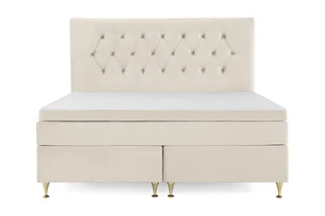 Uden sengegavl - Beige