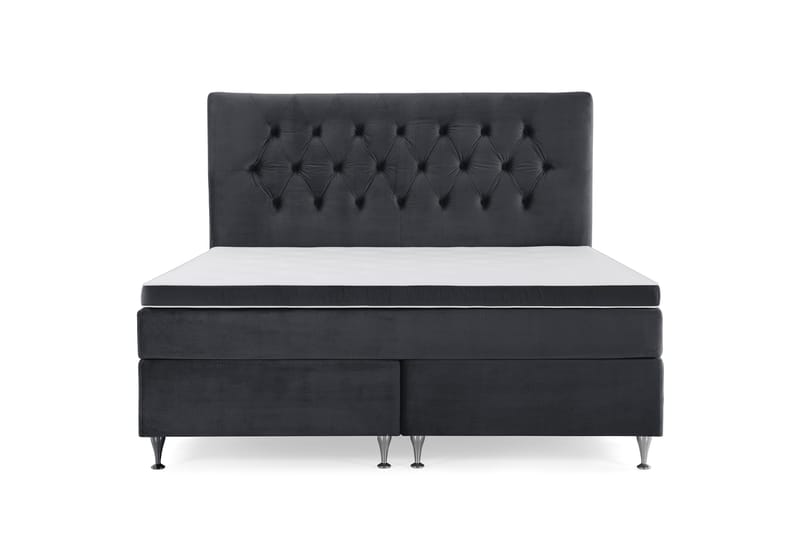Royal Velvet Kontinentalseng 180x200 cm, sort