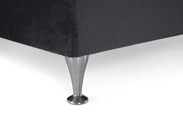 Royal Velvet Kontinentalseng 180x200 cm - sort - Møbler - Senge - Komplet sengepakke