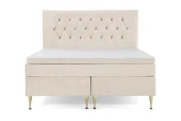 Uden sengegavl - Beige