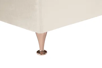 Royal Velvet kontinentalseng 210x210 cm - Beige - Møbler - Senge - Komplet sengepakke