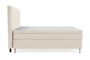 Royal Velvet kontinentalseng 210x210 cm - Beige - Møbler - Senge - Komplet sengepakke
