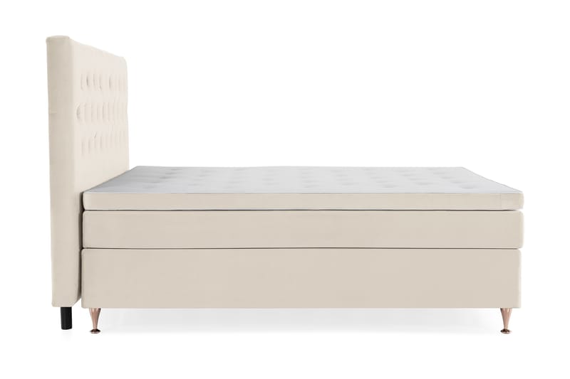 Royal Velvet kontinentalseng 210x210 cm - Beige - Møbler - Senge - Komplet sengepakke