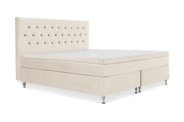 Royal Velvet kontinentalseng 210x210 cm - Beige - Møbler - Senge - Komplet sengepakke