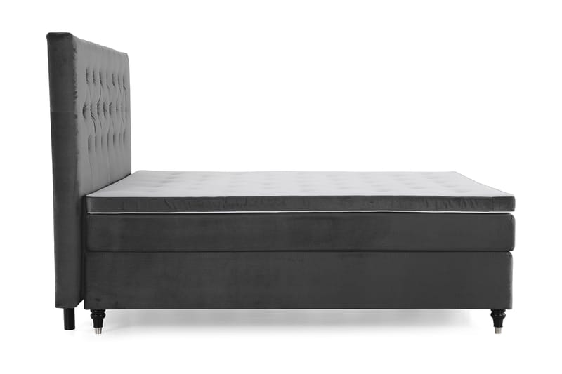 Royal Velvet kontinentalseng 210x210 cm - Mørkegrå - Møbler - Senge - Komplet sengepakke