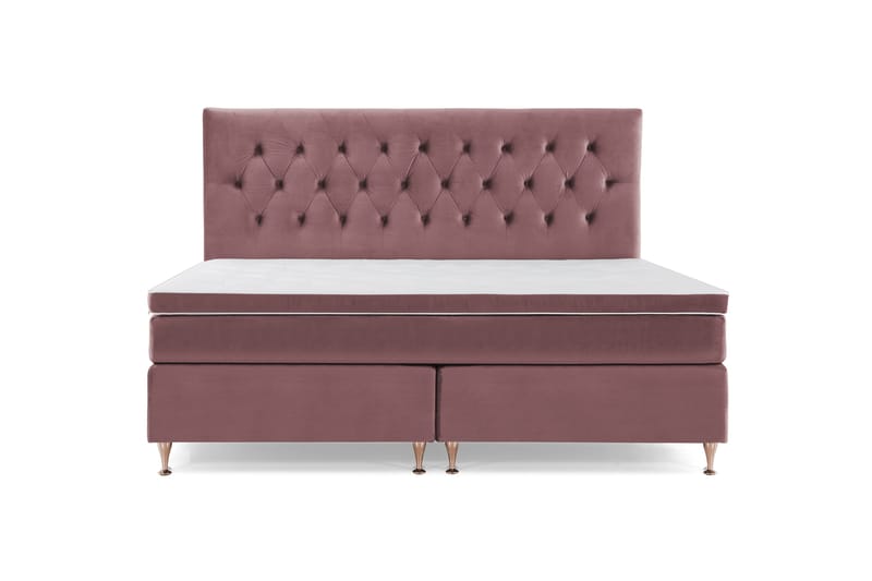 Royal Velvet kontinentalseng 210x210 cm, Rosa