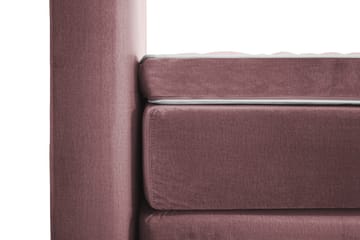 Royal Velvet kontinentalseng 210x210 cm - Rosa - Møbler - Senge - Kontinentalsenge