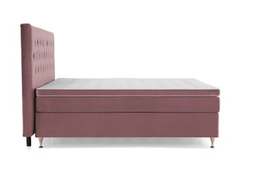 Royal Velvet kontinentalseng 210x210 cm - Rosa - Møbler - Senge - Kontinentalsenge