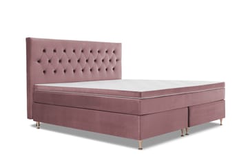 Royal Velvet kontinentalseng 210x210 cm - Rosa - Møbler - Senge - Kontinentalsenge