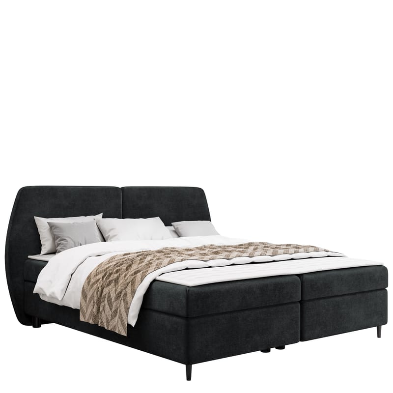 Rynricon Sengesæt Kontinentalseng 160x200 cm - Grå - Møbler - Senge - Komplet sengepakke