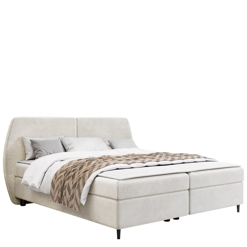 Rynricon Sengesæt Kontinentalseng 160x200 cm - Hvid - Møbler - Senge - Komplet sengepakke