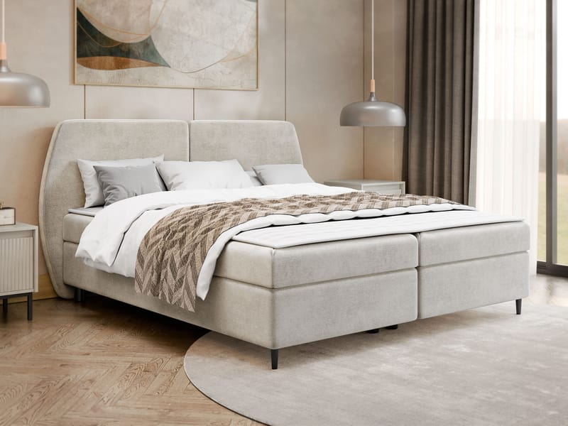 Rynricon Sengesæt Kontinentalseng 180x200 cm - Beige - Møbler - Senge - Komplet sengepakke