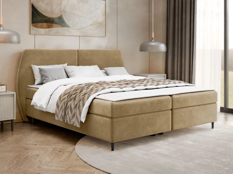 Rynricon Sengesæt Kontinentalseng 180x200 cm - Beige - Møbler - Senge - Komplet sengepakke