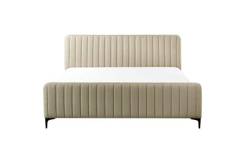 Sängram Beige, Svart 180x200 - Møbler - Senge - Sengeramme & sengestel