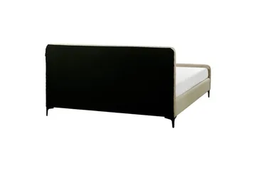 Sängram Beige, Svart 180x200 - Møbler - Senge - Sengeramme & sengestel