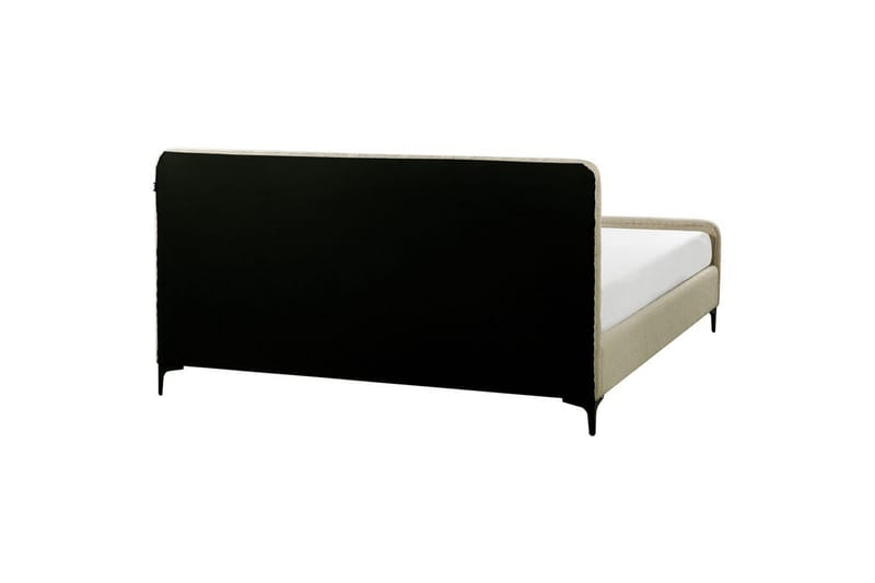 Sängram Beige, Svart 180x200 - Møbler - Senge - Sengeramme & sengestel