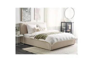 Sängram Beige 180x200 - Møbler - Senge - Seng med opbevaring