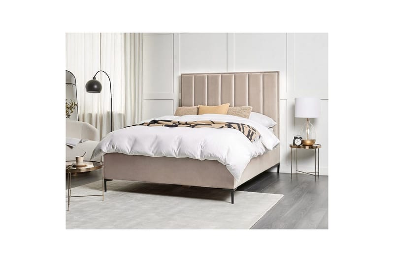 Sängram Beige 180x200 - Møbler - Senge - Seng med opbevaring