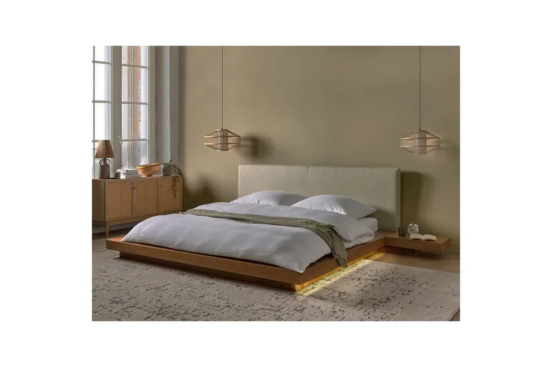 Sängram Light wood 180x200 - Møbler - Senge - Sengeramme & sengestel