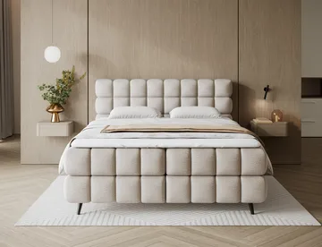 Sabeno sengepakke Bubblig kontinentalseng med opbevaring 140x200 cm - Royal 18 - Møbler - Senge - Kontinentalsenge