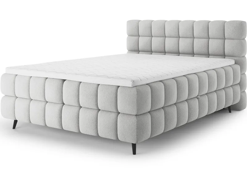 Sabeno sengepakke Bubblig kontinentalseng med opbevaring 140x200 cm, Tonall 03