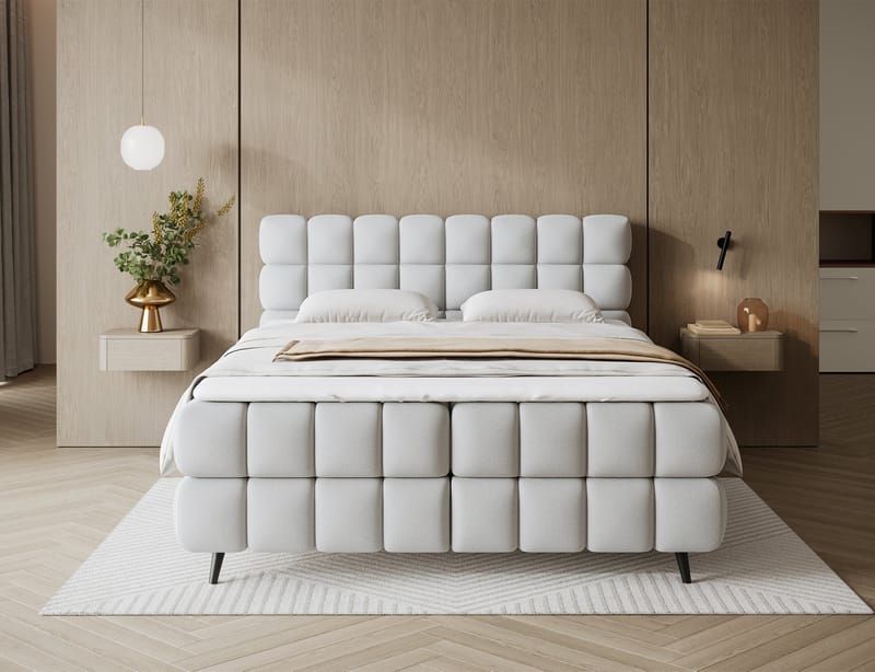 Sabeno sengepakke Bubblig kontinentalseng med opbevaring 140x200 cm - Tonall 03 - Møbler - Senge - Kontinentalsenge