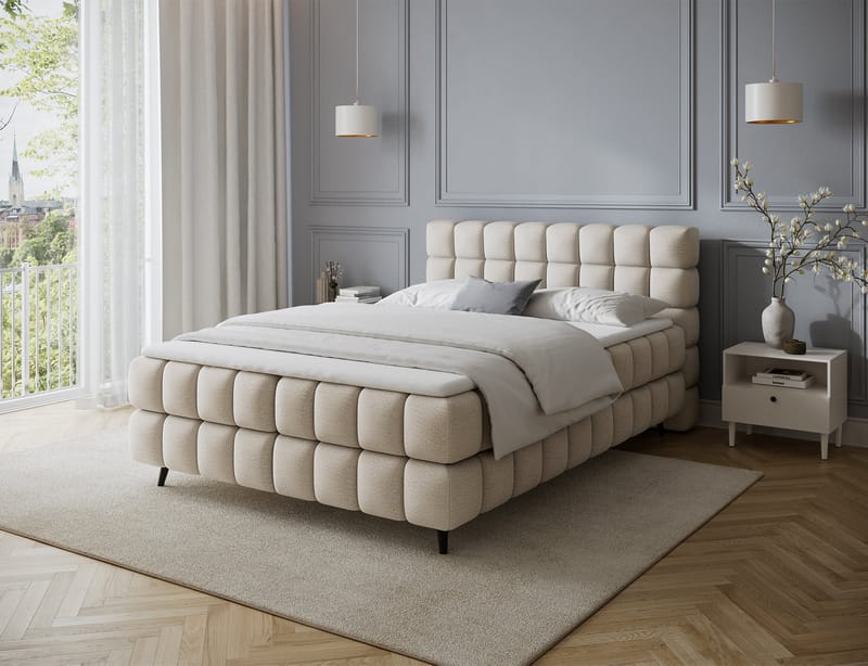 Sabeno sengepakke Bubblig kontinentalseng med opbevaring 180x200 cm - Royal 18 - Møbler - Senge - Kontinentalsenge