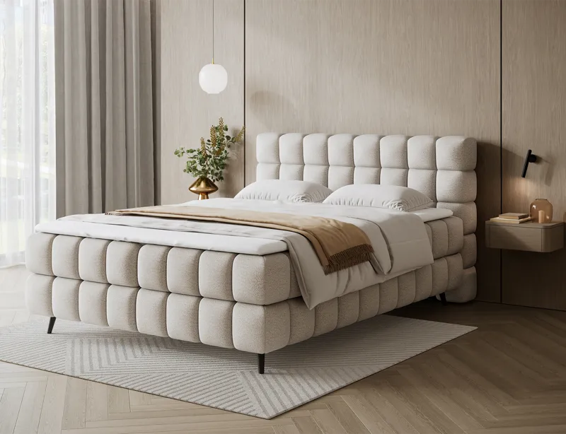 Sabeno sengepakke Bubblig kontinentalseng med opbevaring 180x200 cm - Royal 18 - Møbler - Senge - Kontinentalsenge