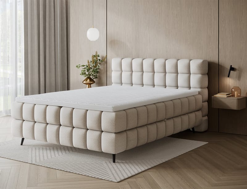 Sabeno sengepakke Bubblig kontinentalseng med opbevaring 180x200 cm - Royal 18 - Møbler - Senge - Kontinentalsenge