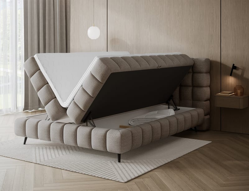Sabeno sengepakke Bubblig kontinentalseng med opbevaring 180x200 cm - Royal 20 - Møbler - Senge - Kontinentalsenge