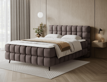 Sabeno sengepakke Bubblig kontinentalseng med opbevaring 180x200 cm - Tonall 22 - Møbler - Senge - Kontinentalsenge