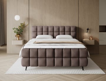 Sabeno sengepakke Bubblig kontinentalseng med opbevaring 180x200 cm - Tonall 22 - Møbler - Senge - Kontinentalsenge