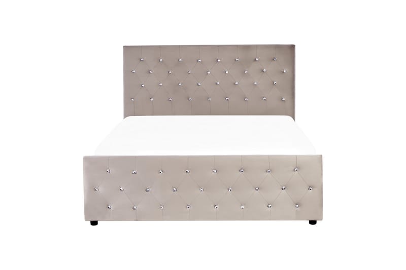 Saleux Sengeramme 140x200 cm - Taupe - Møbler - Senge - Sengeramme & sengestel