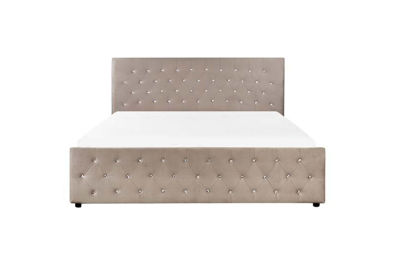 Saleux Sengeramme 180x200 cm - Taupe - Møbler - Senge - Sengeramme & sengestel