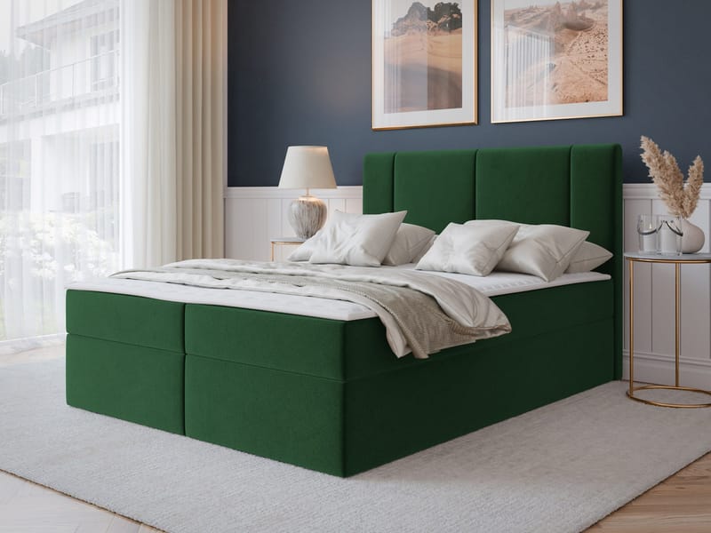 Salricus Kontinentalseng 140x200 cm med Opbevaring - Møbler - Senge - Kontinentalsenge