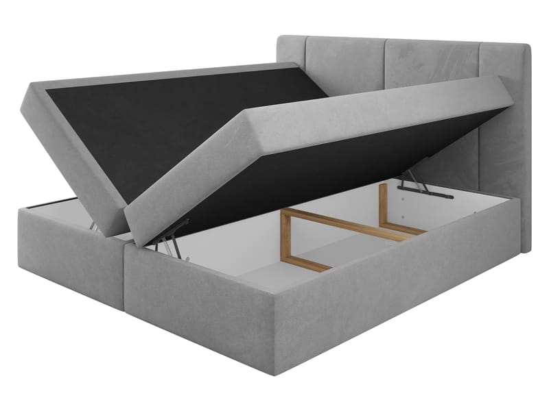 Salricus Kontinentalseng 160x200 cm med Opbevaring - Møbler - Senge - Kontinentalsenge