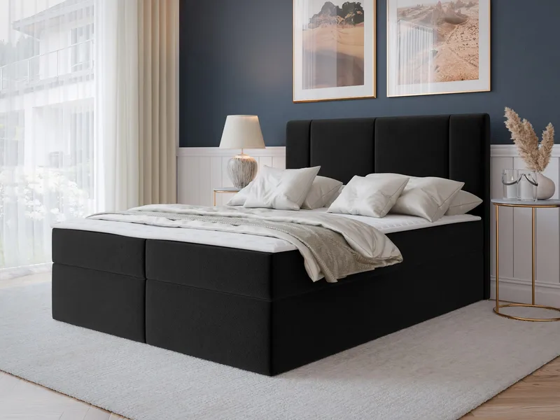 Salricus Kontinentalseng 180x200 cm med Opbevaring - Møbler - Senge - Kontinentalsenge