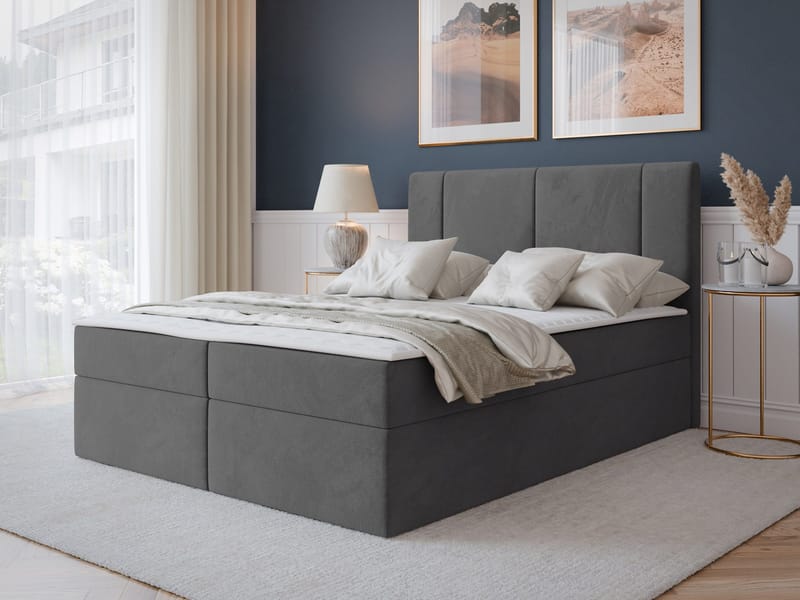 Salricus Kontinentalseng 180x200 cm med Opbevaring - Møbler - Senge - Kontinentalsenge