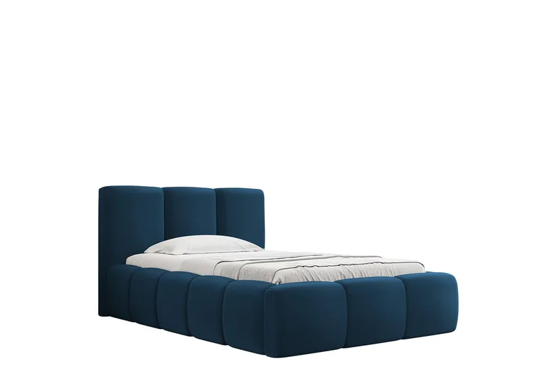 Salvenor Sengeramme med Opbevaring 90x200 cm - Blå - Møbler - Senge - Sengeramme & sengestel