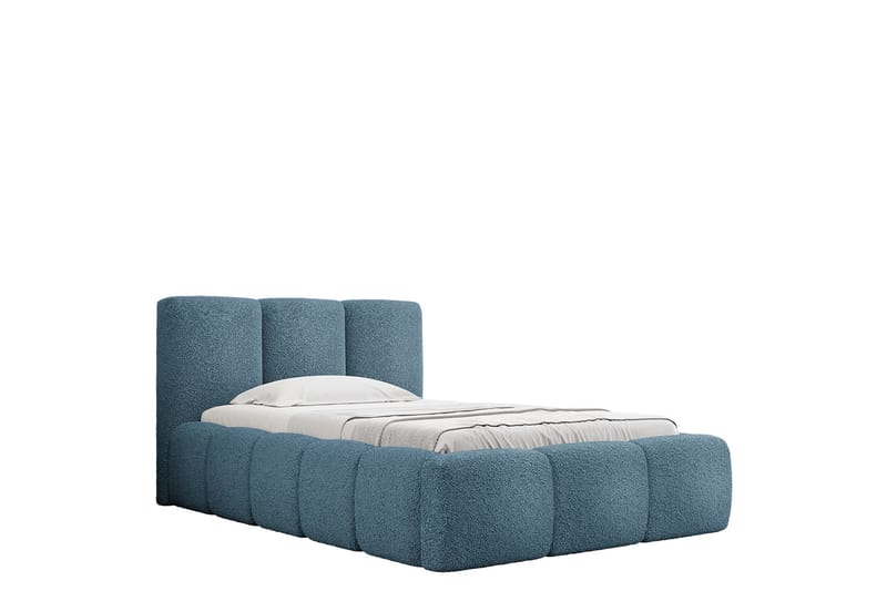 Salvenor Sengeramme med Opbevaring 90x200 cm - Blå - Møbler - Senge - Sengeramme & sengestel