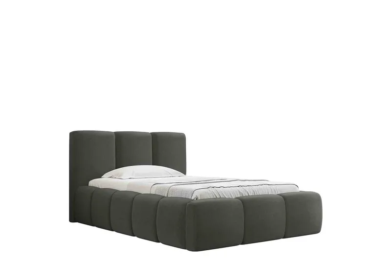 Salvenor Sengeramme med Opbevaring 90x200 cm - Grå - Møbler - Senge - Sengeramme & sengestel