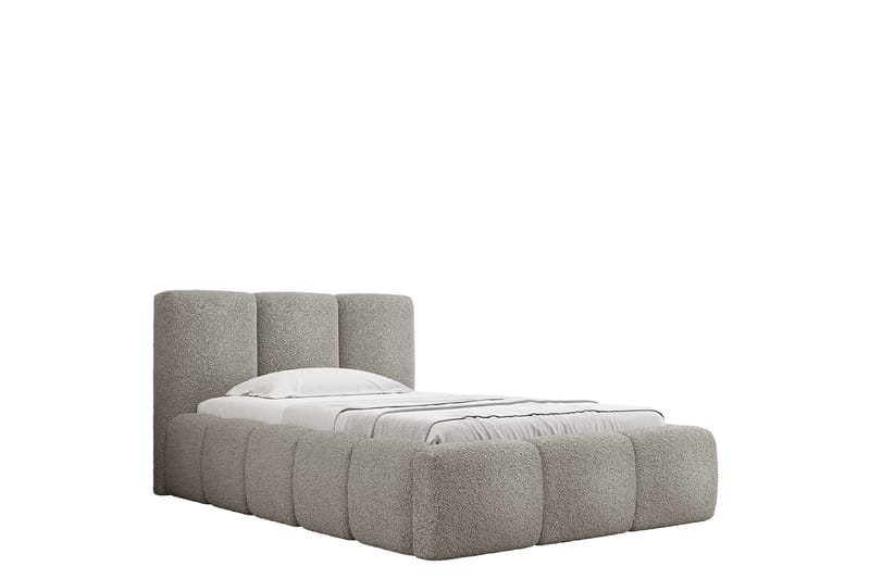 Salvenor Sengeramme med Opbevaring 90x200 cm, Grå