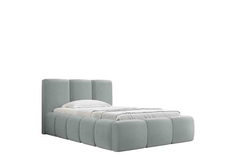 Salvenor Sengeramme med Opbevaring 90x200 cm - Grå - Møbler - Senge - Sengeramme & sengestel