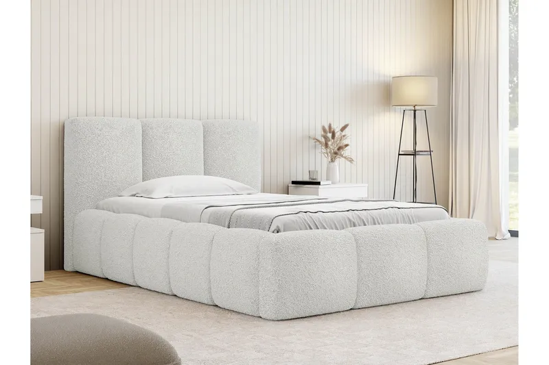 Salvenor Sengeramme med Opbevaring 90x200 cm - Hvid - Møbler - Senge - Sengeramme & sengestel