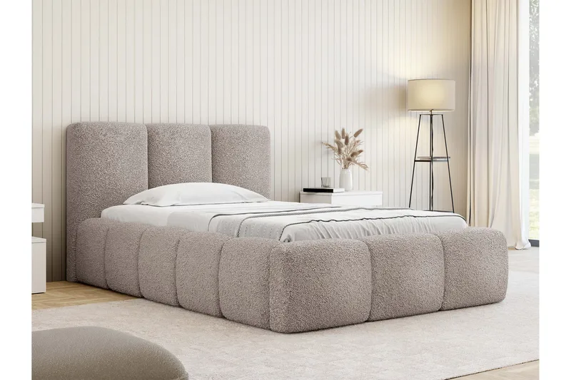 Salvenor Sengeramme med Opbevaring 90x200 cm - Rosa - Møbler - Senge - Sengeramme & sengestel